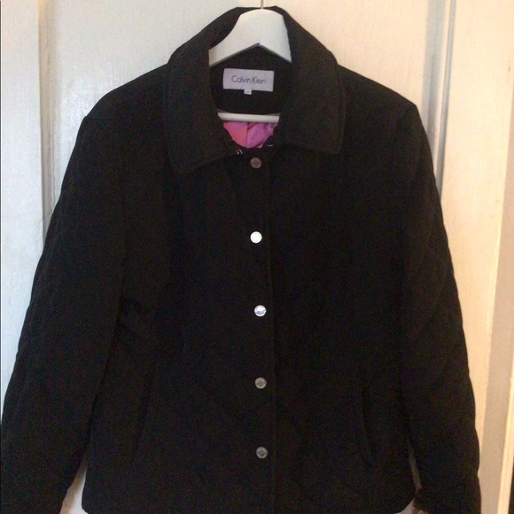 🔴Calvin Klein 🔴Diamond-Quilted Pink Interior Jacket👄 - Picture 3 of 5